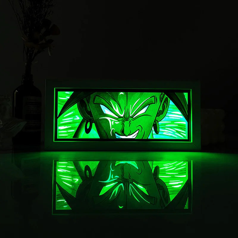 3D LED Night Light Goku & Vegeta – Dragon Ball Z USB Rechargeable
