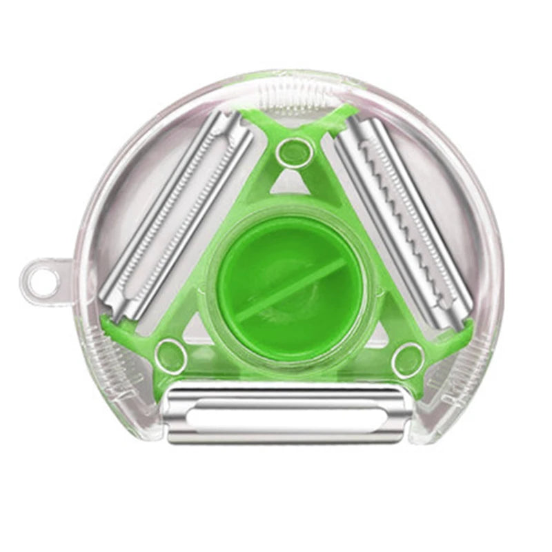 3-in-1 Magic Trio Peeler Set with Julienne and Zester Blades