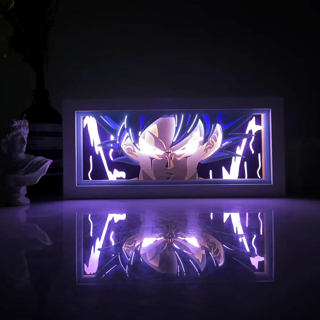 3D LED Night Light Goku & Vegeta – Dragon Ball Z USB Rechargeable