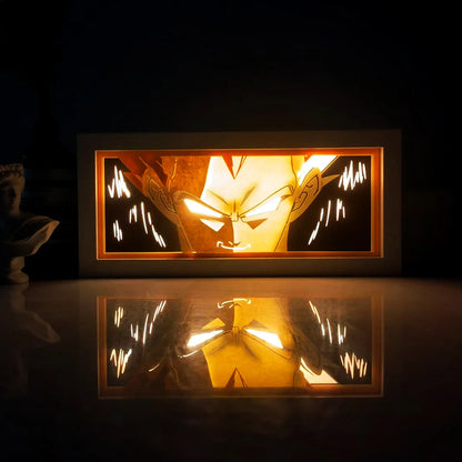 3D LED Night Light Goku & Vegeta – Dragon Ball Z USB Rechargeable