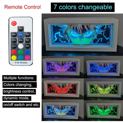 3D LED Night Light Goku & Vegeta – Dragon Ball Z USB Rechargeable